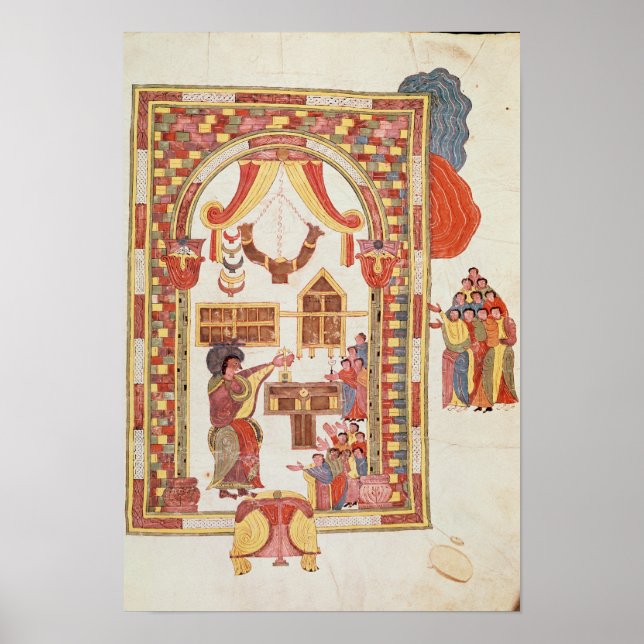 Jerusalems tempel från Bibeln Poster (Framsidan)