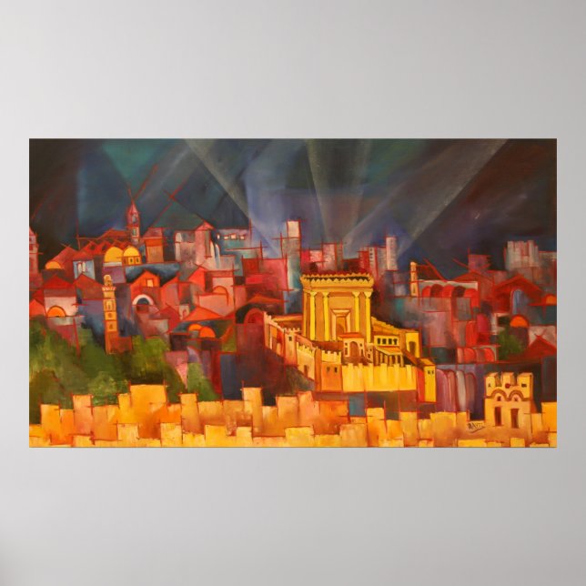 Jerusalems tredje tema poster (Framsidan)