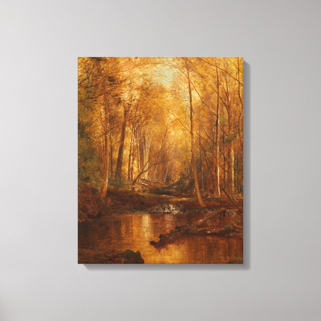 JERVIS McENTEE - Hösten i CatSkills - 1873 - Canvastryck (Framsida)