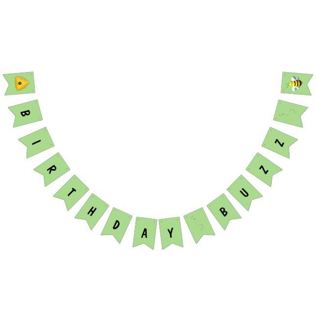 Jerzy Buzz med Bees Vimplar (Alla)