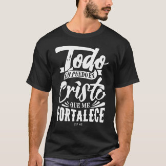 Jes Biblicos Dios Jesus Espanol Spanska för Chris T Shirt