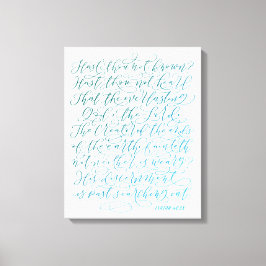 Jesaja 40:28 canvastryck