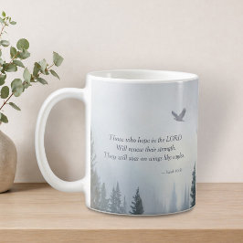 Jesaja 40:31 Örnvinge Skrift Kaffe Mugg