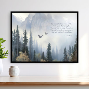 Jesaja 40 31 Sväva som örnar Skriftposter Poster