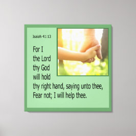 Jesaja 41:13 canvastryck