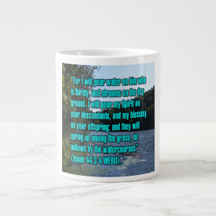 Jesaja 44:3-4 WEBU Mug Jumbo Mugg