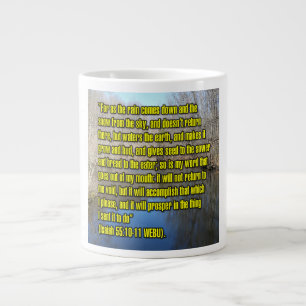 Jesaja 55:10-11 WEBU Mug Jumbo Mugg