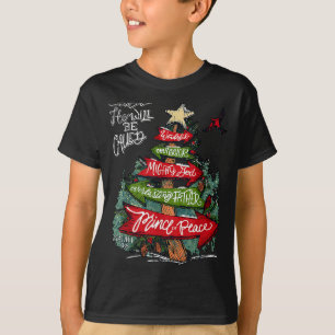Jesaja 9_6 Och han skall kallas Jesus jul C T Shirt