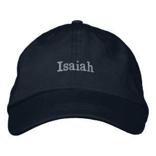 "Jesaja" Namn i broderi, Broderad Keps
