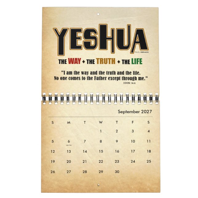 Jeshua Jesus Messianik Kalender (Sep 2027)