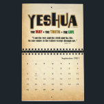 Jeshua Jesus Messianik Kalender<br><div class="desc">JESHUA, Jesus Namn, Messialendern. Den här månadskalendern innehåller Namn, "YESHUA" (Jesu hebreiska/aramaiska Namn). Kalendern innehåller 12 YESHUA-bilder med Namn eller rubriker och skript som är associerade med dem. - Den här tolvmånaderskalendern kan intressera judiska troende och anhängare av Yeshua, messianska kristna, kristna troende och anhängare av Kristus Jesus, bibeln och...</div>