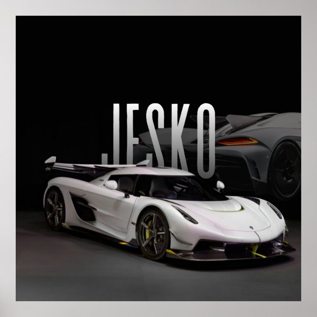 Jesko absolut Affisch (Framsidan)