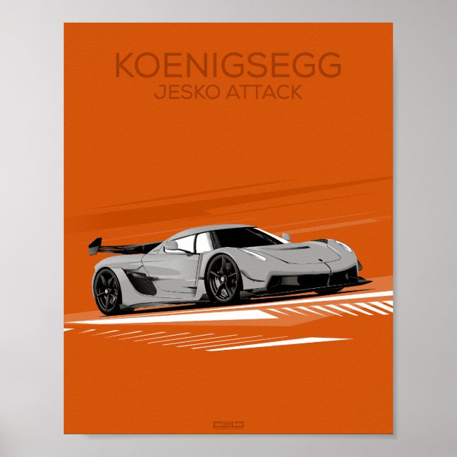Jesko Attack Poster (Framsidan)