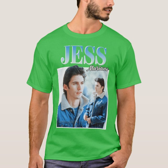 Jess Mariano Vintage Homage retro T Shirt (Framsida)