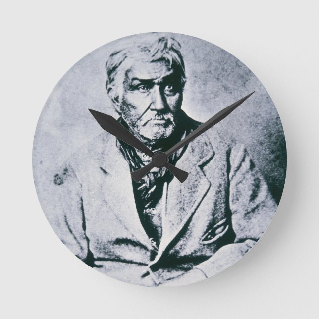 Jesse Chisholm (b-/wfotoet) Rund Klocka (Framsida)