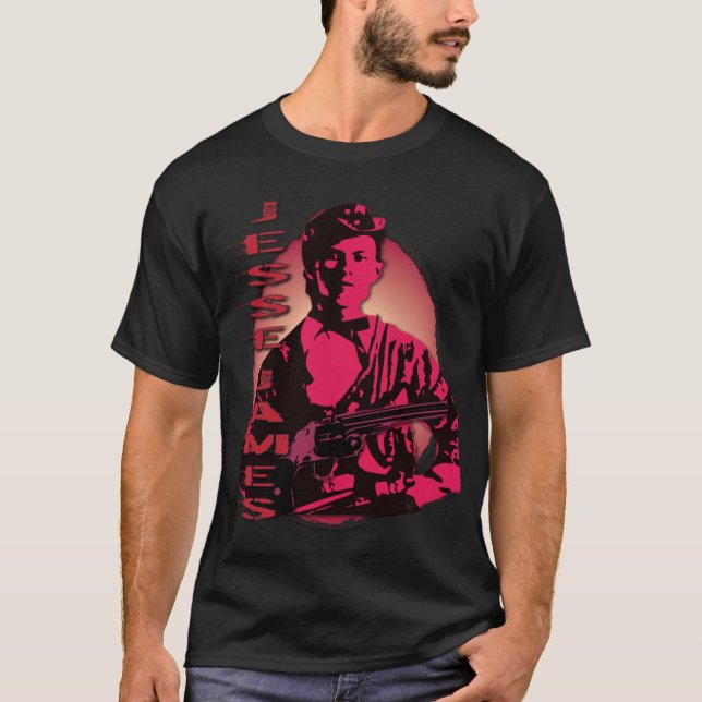 Jesse James Artsy T Shirt Design (Framsida)
