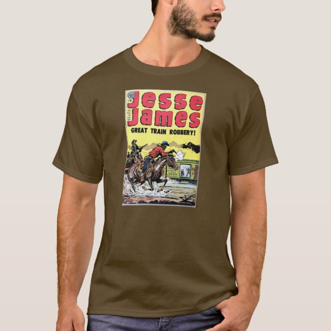 Jesse James tågröveri T-shirt (Framsida)