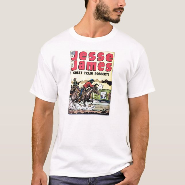 Jesse James tågröveri T Shirt (Framsida)