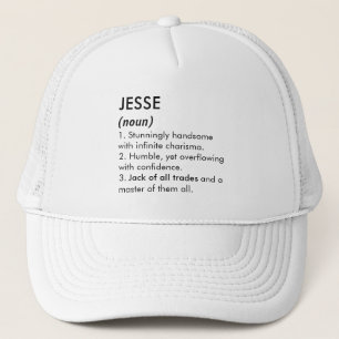 Jesse namn, Redigerbart namn, Anpassat namn Keps