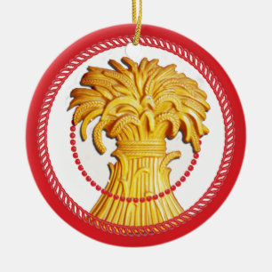 Jesse Sheaf of Wheat Ornament #2