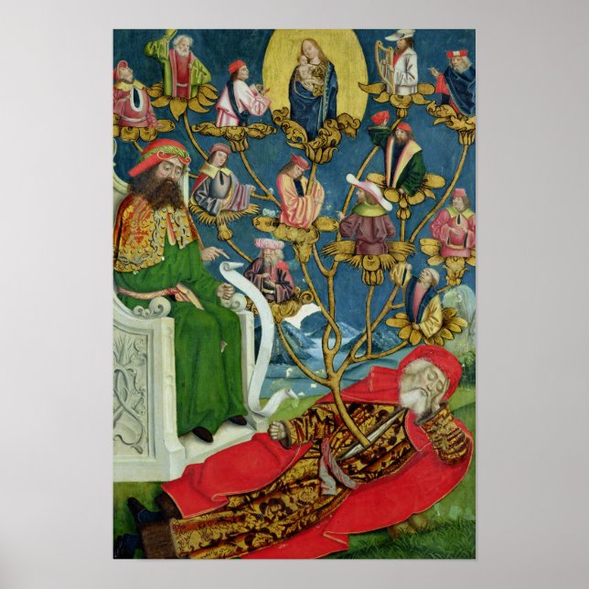 Jesse Träd, från Dome Altar, 1499 Poster (Framsidan)