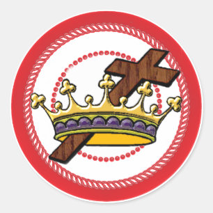 Jesse Träd Krona Sticker Runt Klistermärke