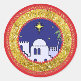 Jesse Träd Town of Bethlehem Sticker #2 Runt Klistermärke