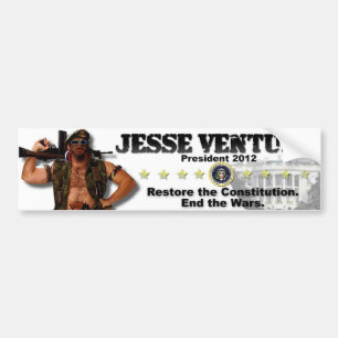 Jesse Ventura 2012 - återställande konstitutione Bildekal