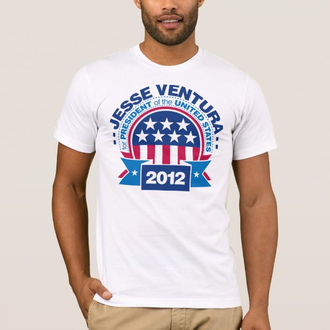 Jesse Ventura för presidenten 2012 Tee Shirt (Framsida)
