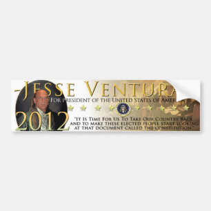 Jesse Ventura - old school 1776 Bildekal