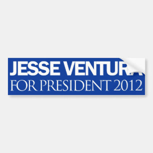 Jesse Ventura slättblått 2012 Bildekal