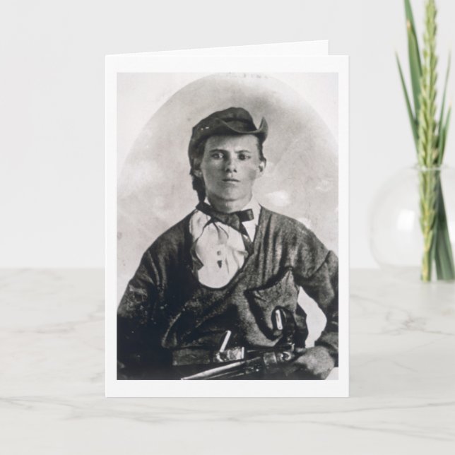 Jesse Woodson James (b-/wfotoet) Kort (Framsida)