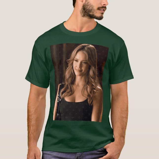 jessica alba flicka t shirt (Framsida)
