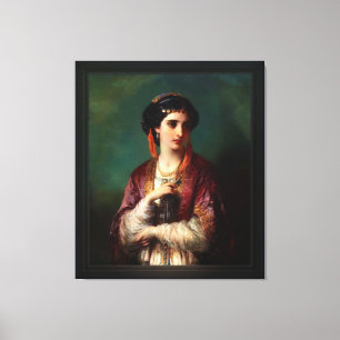 Jessica av Thomas-Francis Dicksee Classical Art Canvastryck
