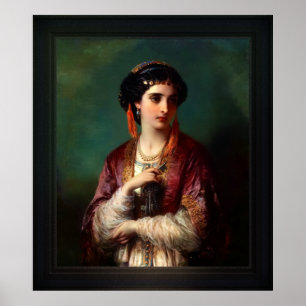 Jessica av Thomas-Francis Dicksee Classical Art Poster