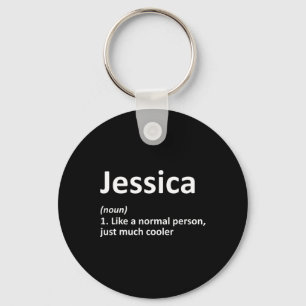 Jessica Definition Personlig Funny Birthday Gif Nyckelring