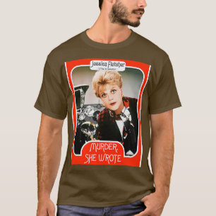 Jessica Fletcher Trading d Murder She Wrote Fan Ar T Shirt
