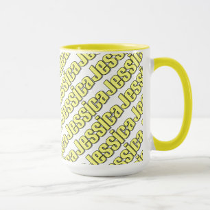 Jessica Yellow Style Mugg