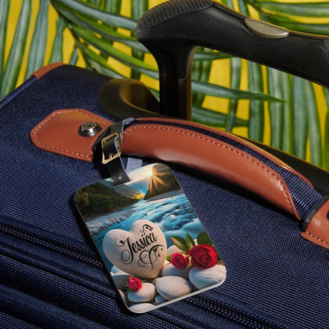 Jessica's Heart stone River Bagagebricka (Framsida Insitu 1)