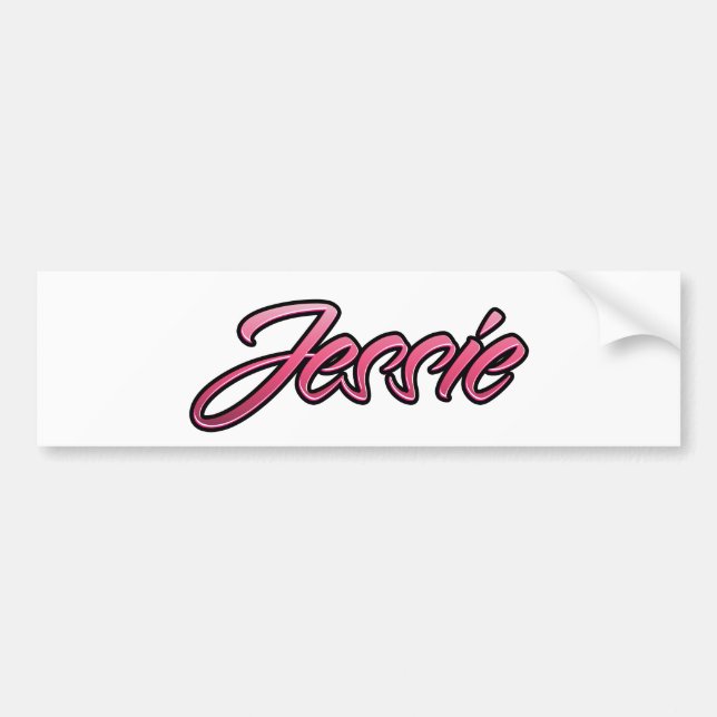 Jessie faded rosa Aufkleber Sticker Bildekal (Framsidan)