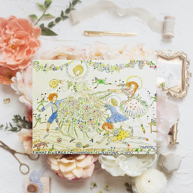 Jessie M. Kung Dedicated to Auntie Postcard Vykort (Skapare uppladdad)