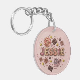 Jessie namn nyckelring