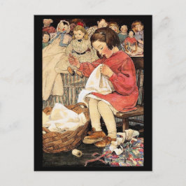 Jessie Wilcox Smith "Den lilla flitiga biet" Vykort