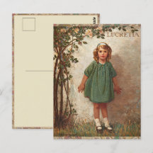 Jessie Wilcox Smith "Lucretia" Liten Flicka