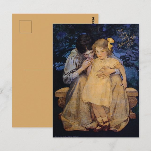 Jessie Wilcox Smith Mor och Child Vykort (Fram/baksida)