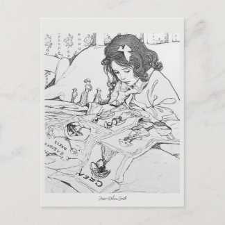 Jessie Wilcox Smith Pappersdockor Färg Me Vykort
