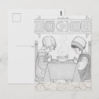 Jessie Wilcox Smith Säga tack färglägg mig Vykort