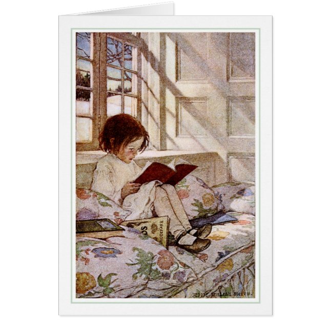 Jessie Willcox smed Hälsningskort (Framsidan)