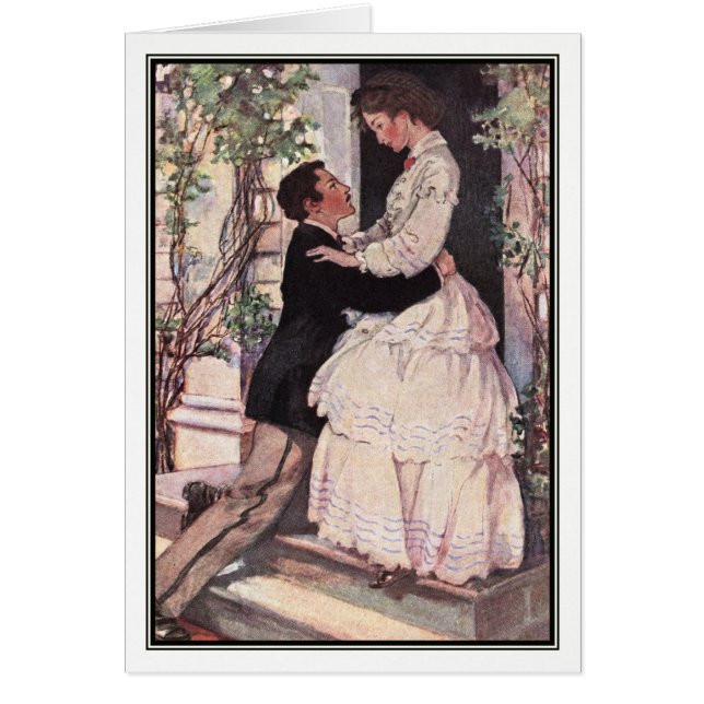 Jessie Willcox smed - Laurie och Jo Hälsningskort (Framsidan)
