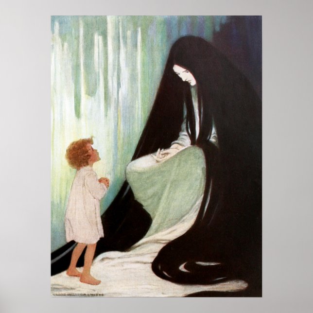 Jessie Willcox Smith - Diamond och North Vind Poster (Framsidan)